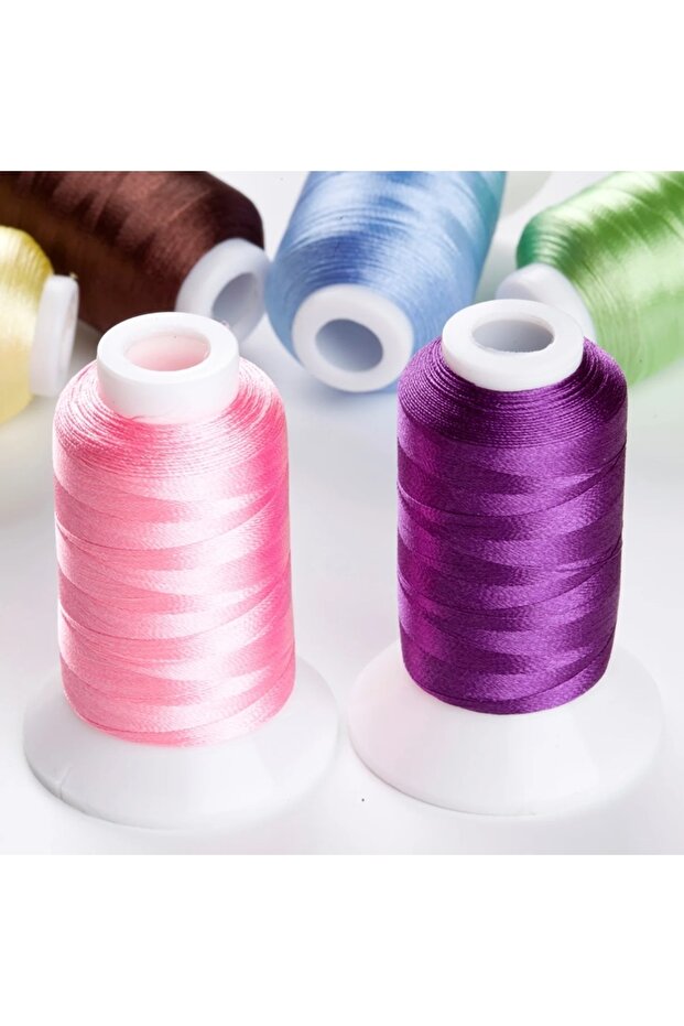 Embroidery Thread Kit 120 Spools, 1000m, Multicolor - 7