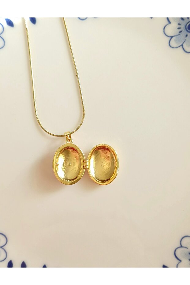 Kapaklı çelik kolye - 4