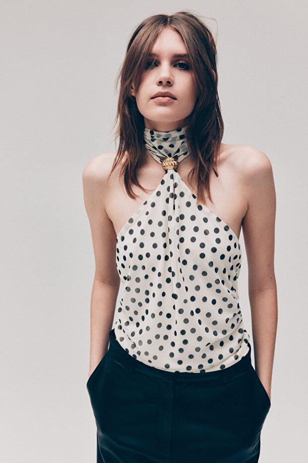 Halter Yaka File Üst - 2