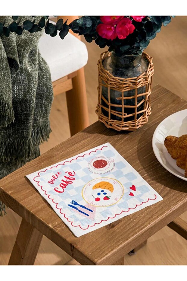 Mixed Printed Paper Napkins 20 Pcs (S6)