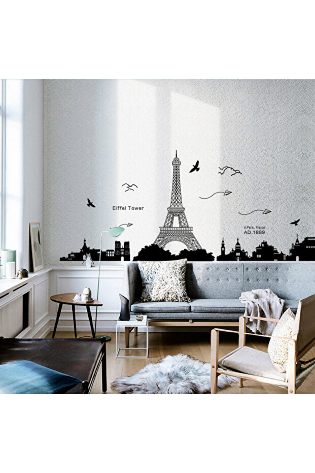 Decorative wall sticker Eiffel Tower multicolor MaffStuff® - 5