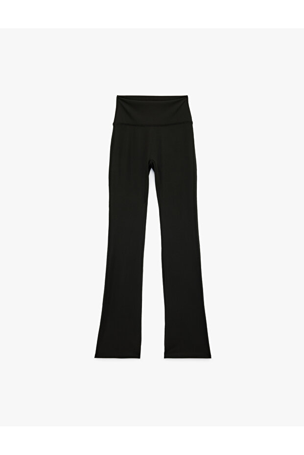 High Waist Slim Fit Flared Sports Leggings