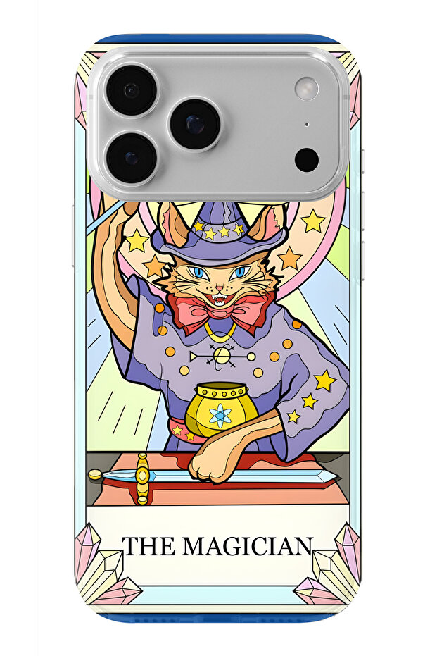 حافظة شفافة مطبوعة بتصميم The Magician متوافقة مع هاتف iPhone 17 Pro Max