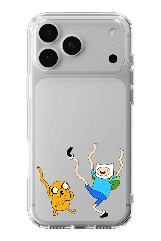 حافظة شفافة مطبوعة بتصميم متسلسل متوافق مع iPhone 17 Pro - 1