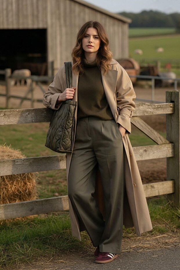 Yeşil Kapitone Çanta - Puffer Bag - 6