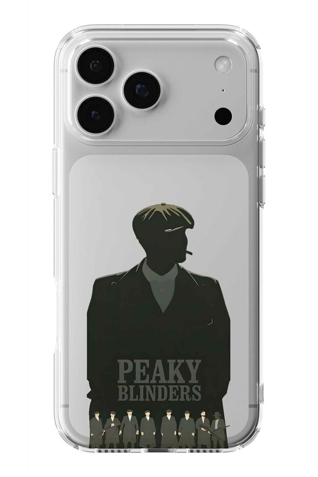 حافظة شفافة مطبوعة بتصميم شيلبي متوافقة مع آيفون 17 برو - 1