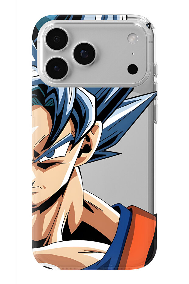 حافظة شفافة مطبوعة بتصميم غوكو متوافقة مع آيفون 17 برو - 1