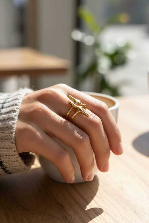 Kararmaz Çelik Yüzük - 1