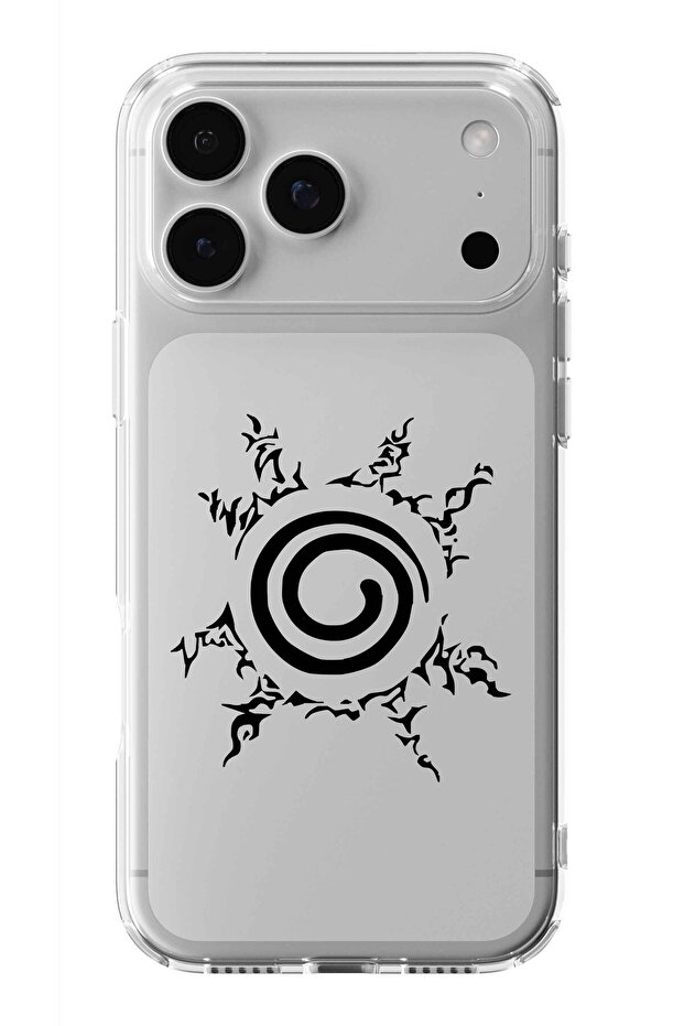 iPhone 17 Pro Compatible Naruto Seal Design Printed Transparent Case - 1