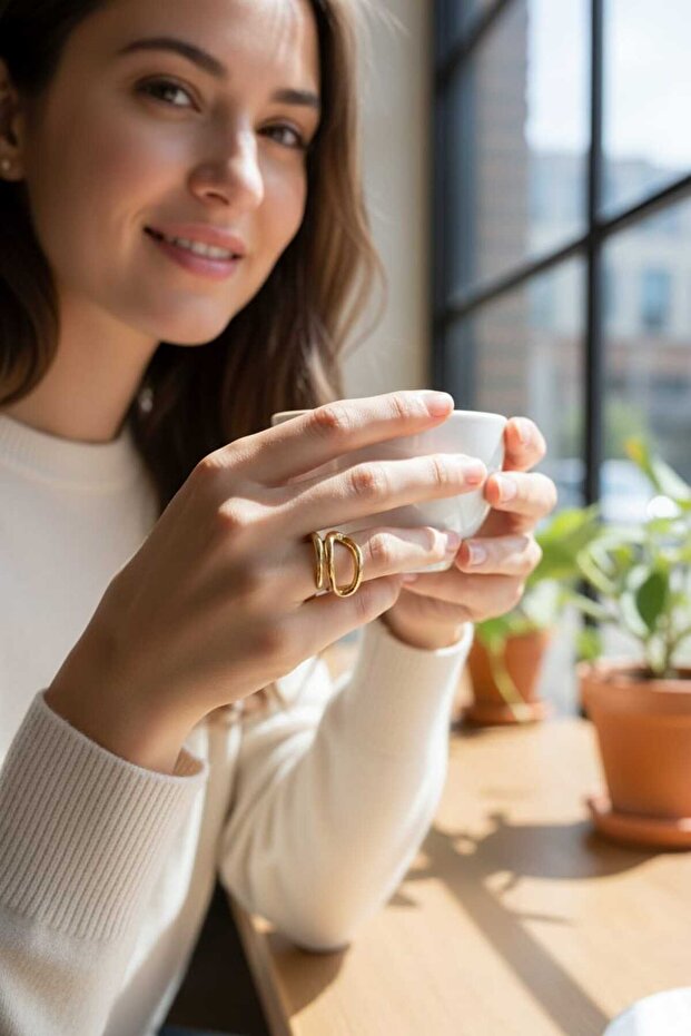 Kararmaz Çelik Yüzük - 1