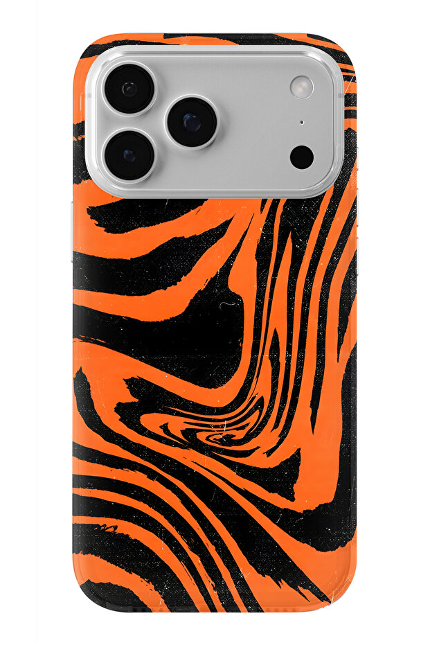 حافظة شفافة مطبوعة بتصميم نمط الحمار الوحشي متوافقة مع iPhone 17 Pro - 1