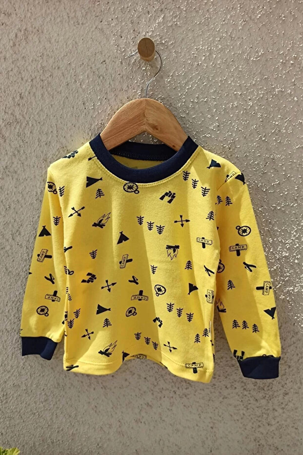 Camp Patterned Pajama Set - 2