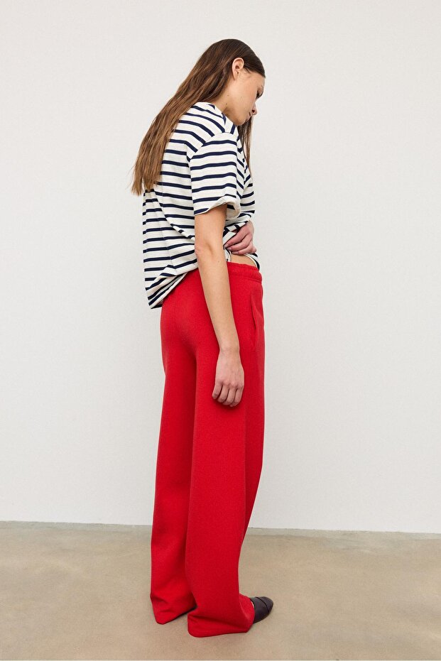 Geniş paça jogger pantolon - 5