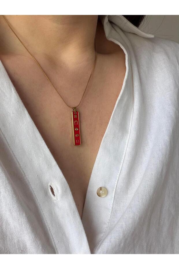 Çelik Şans Kolye - 2