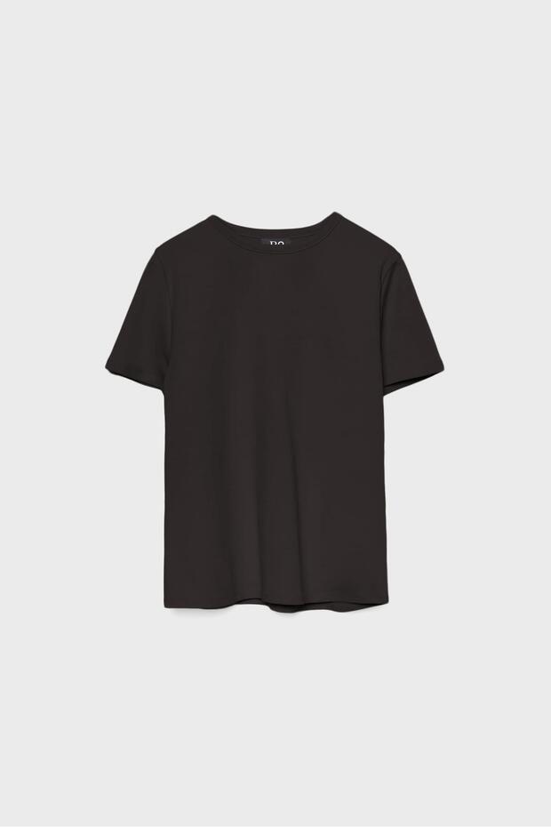 Yumuşak dokunuşlu regular basic tişört - 1