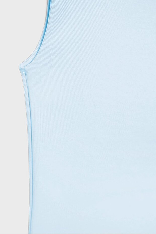 Basic kolsuz tişört - 8