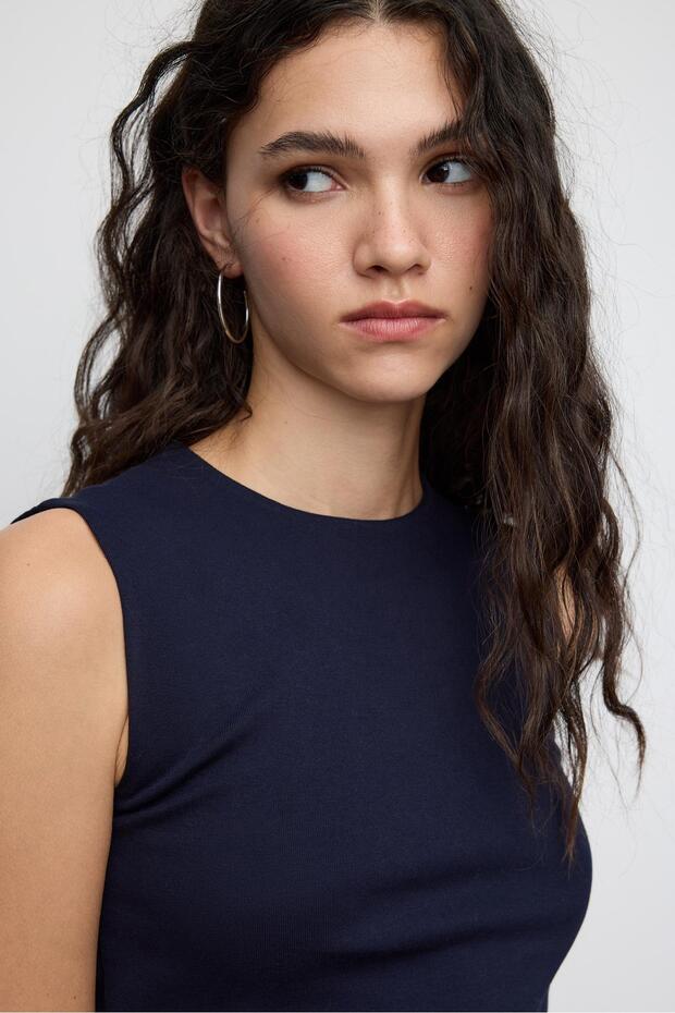 Basic kolsuz tişört - 3