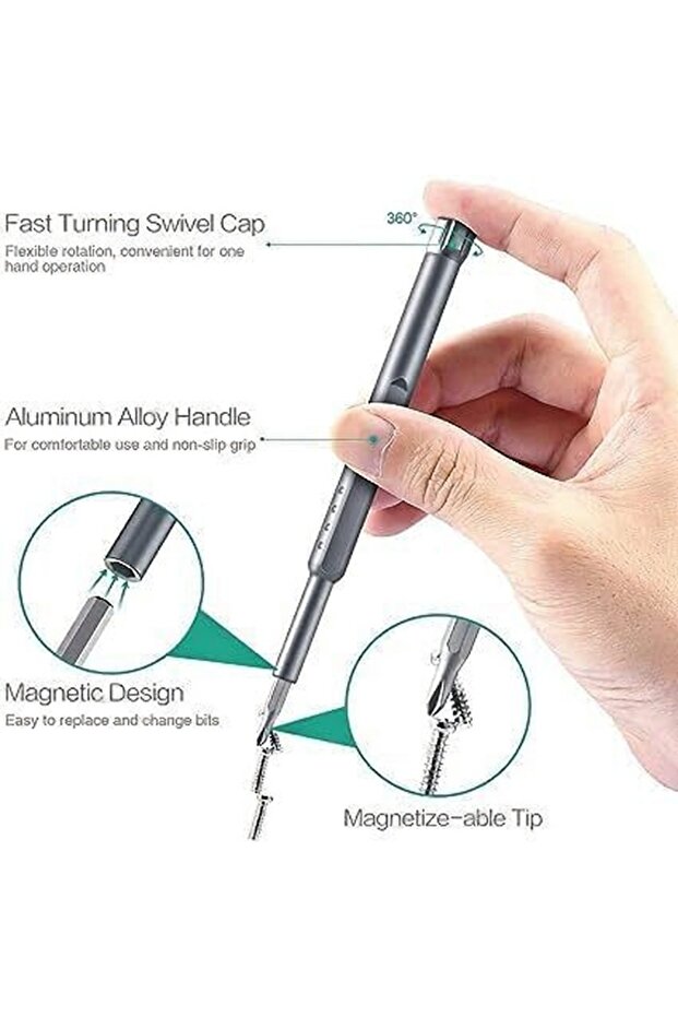 25 Parça Mini Tornavida Seti - 4