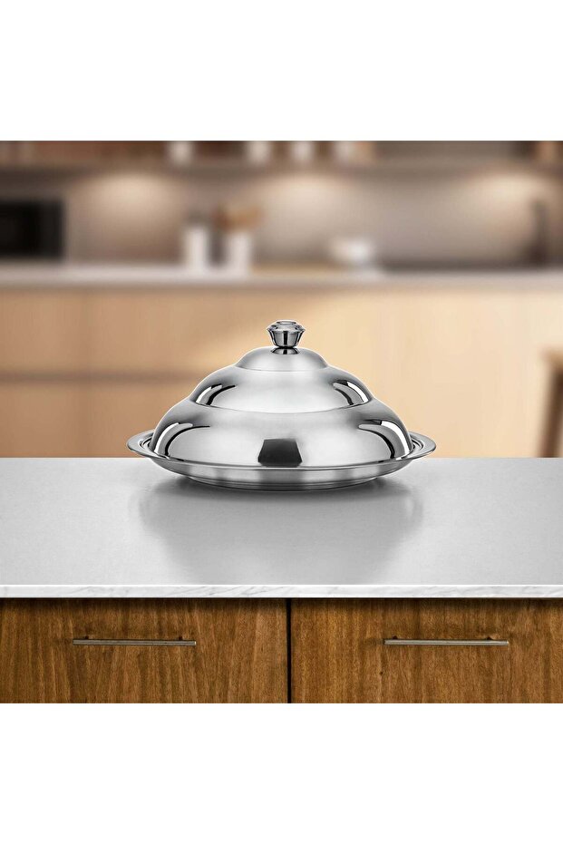 Koozy Tray Stainless Steel Silver 45 cm