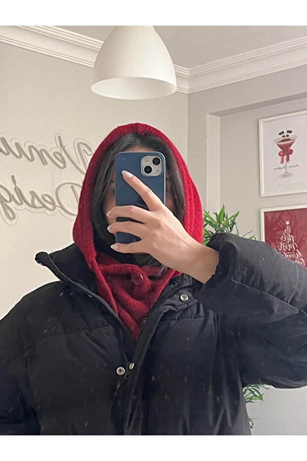 Düğmeli Balaklava - 2