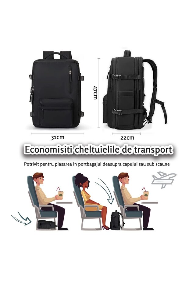 Rucsac de călătorie multifuncțional - 4