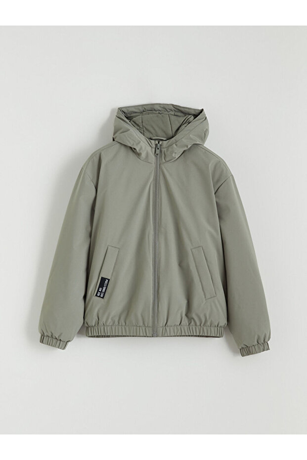 Khaki Water Repellent Boy's Coat