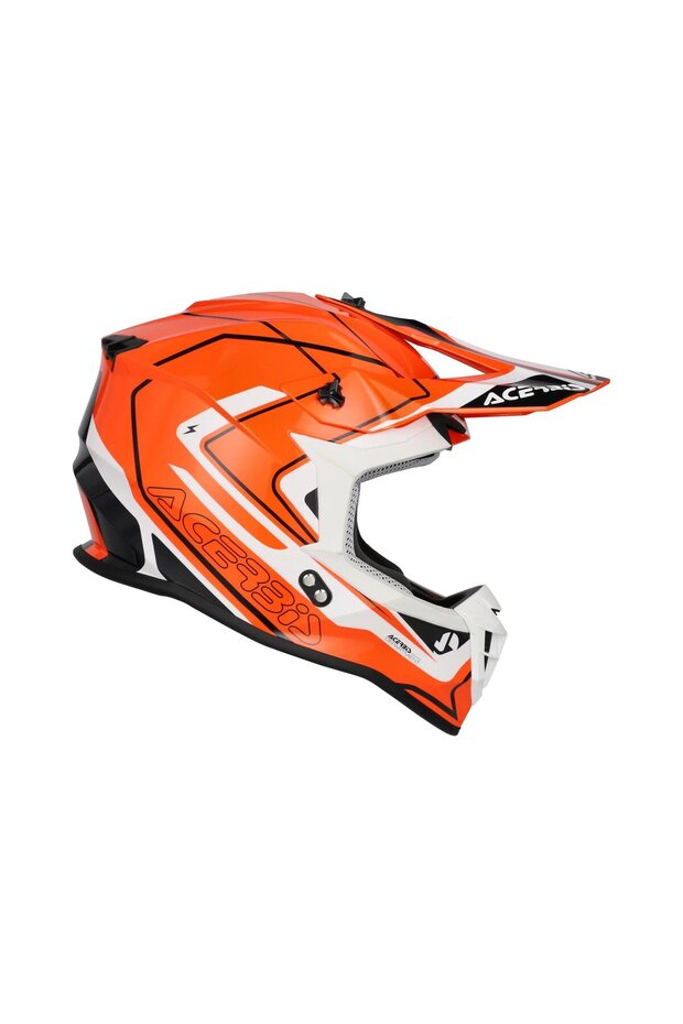 Lınear Kask 2206 Turuncu Beyaz - 2