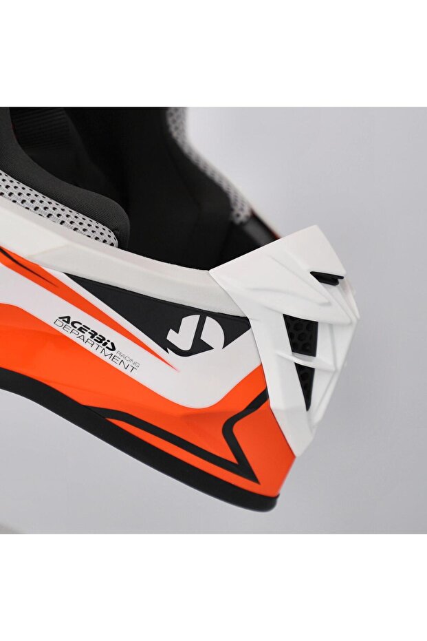 Lınear Kask 2206 Turuncu Beyaz - 8