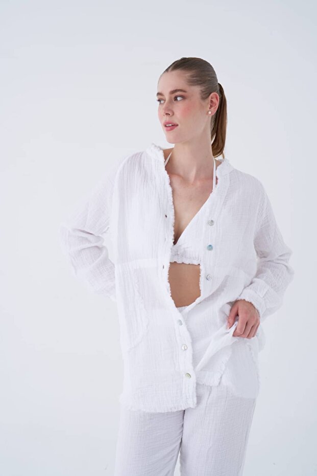 Oversize Gömlek - 1