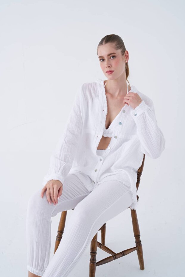 Oversize Gömlek - 4