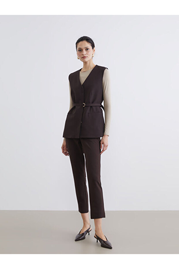 Esvab • Modern & Distinctive Women's Trousers with Waist Drawstring
