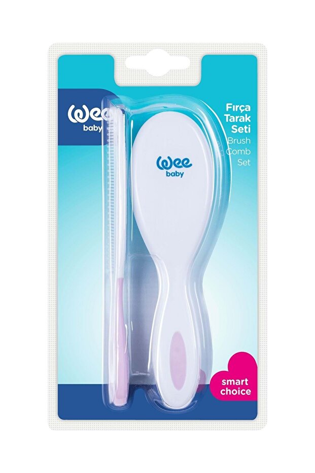 Brush Comb Set (Code:803) - Pink - 2