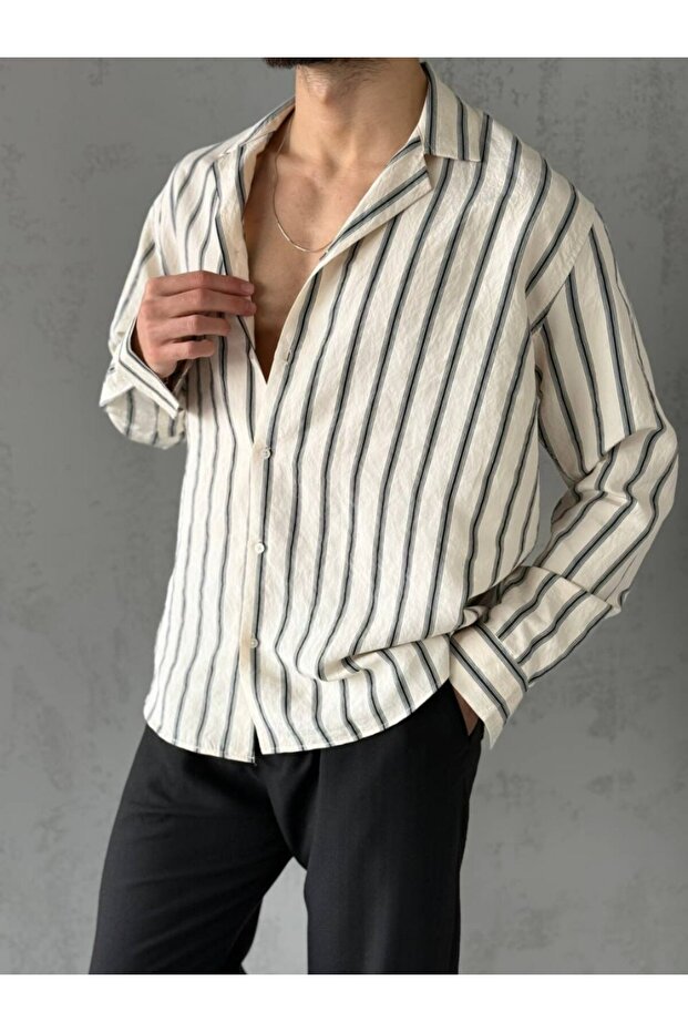 Men's Apaş Collar Regular Shirt