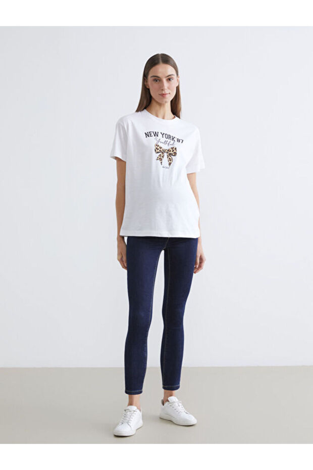 Esvab • Modern & Distinctive Slim Mom Women's Jean Pants with Tummy Panel