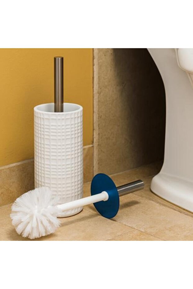 Ceramic Bath Brush with Square Pattern - 1