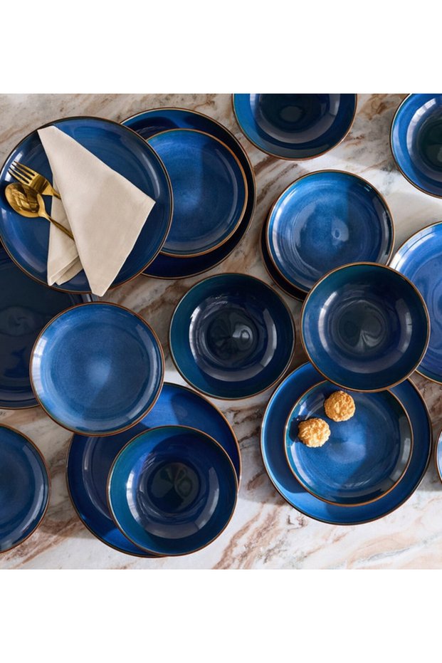 Elegenza Reactive 18-Piece Dinner Set - Serves 6