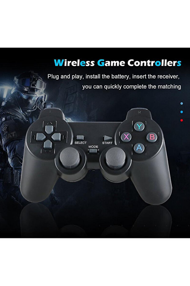 جهاز تحكم لاسلكي Game Stick Lite بتردد 2.4 جيجا هرتز، يدعم دقة 4K HD، مزود بجهازي تحكم لاسلكيين | Flare Gadgets - 10