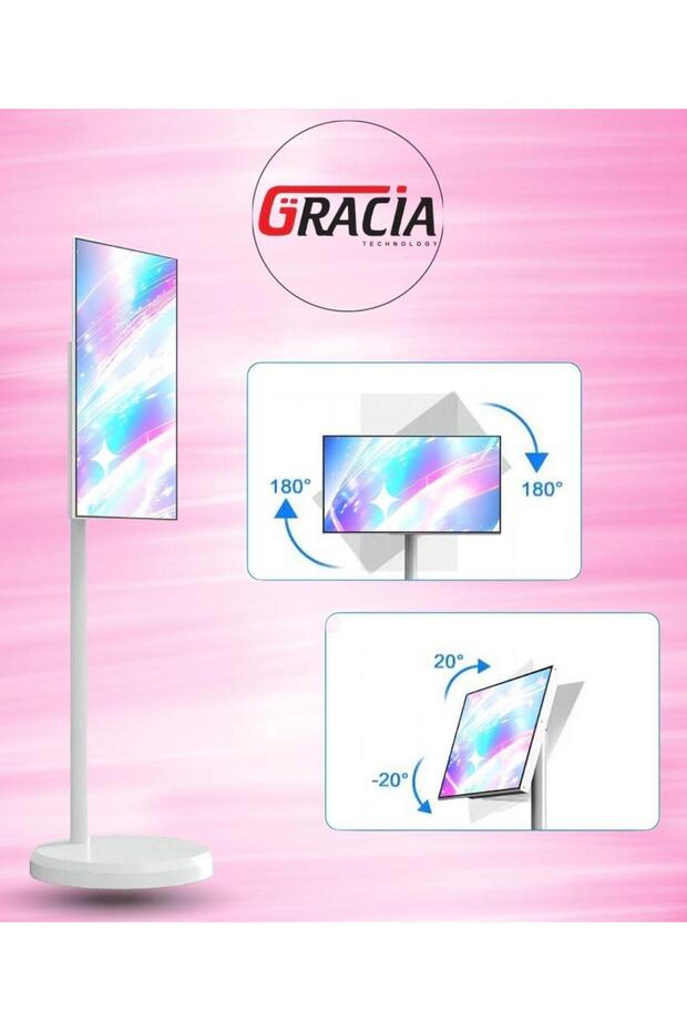 PORTABLE AND MOVABLE SMART SCREEN 32 INCH WITH CAMERA & REMOTE CONTROL