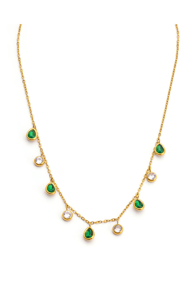 Blake Emerald Stone Necklace