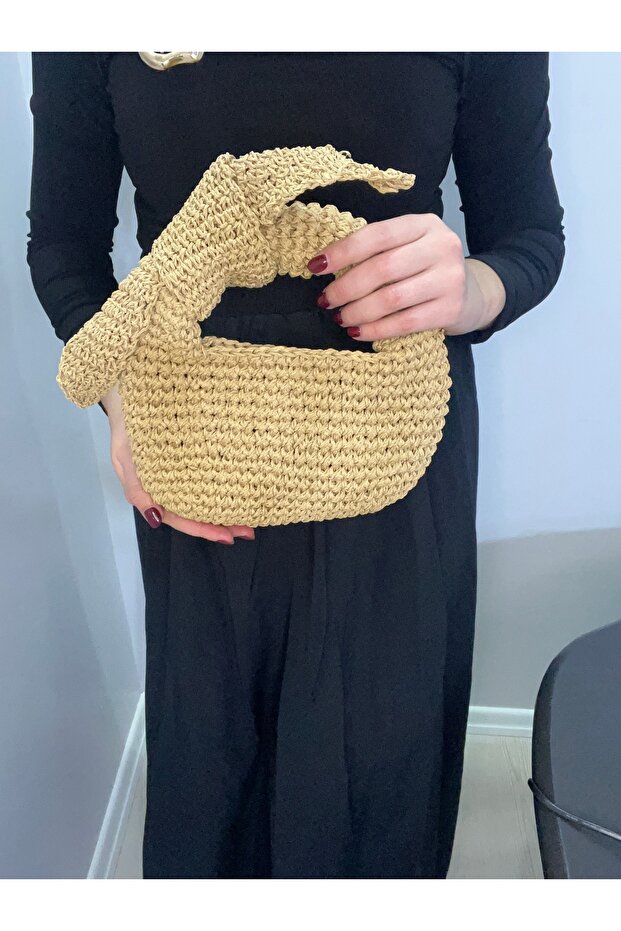 Hasır Mini Çanta - 2