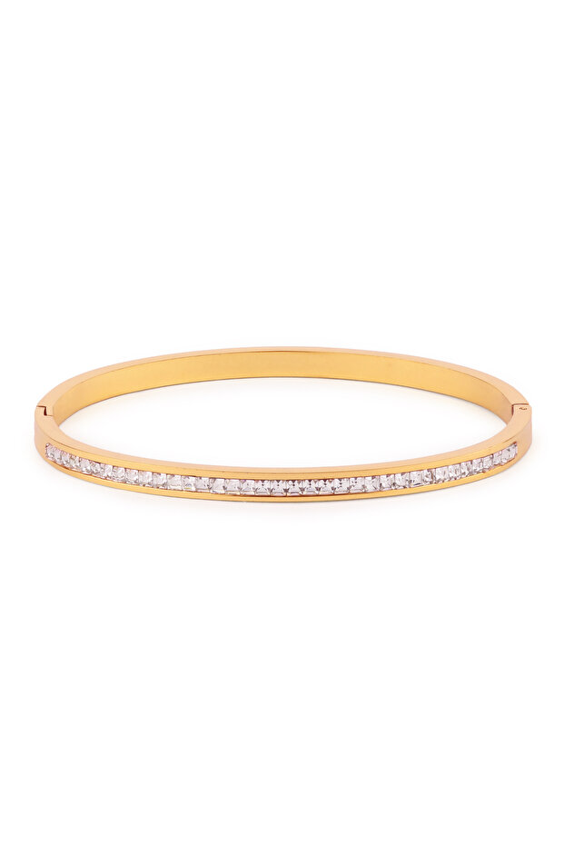 Zircon Inlaid Bracelet