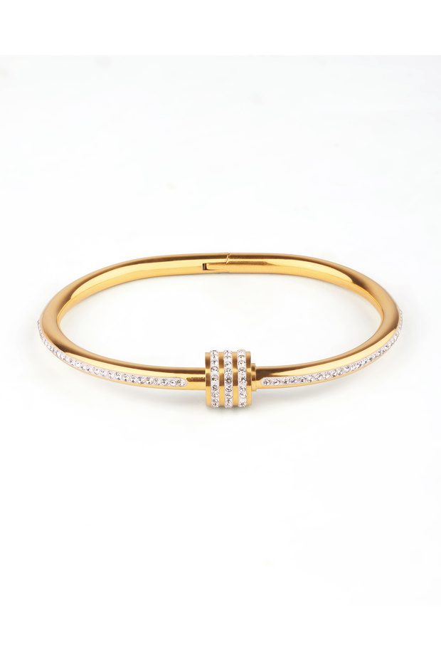 Luxury Zircon Inlaid screw bracelet