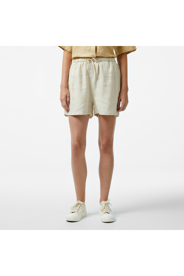 Kadın Bej Şort - 3