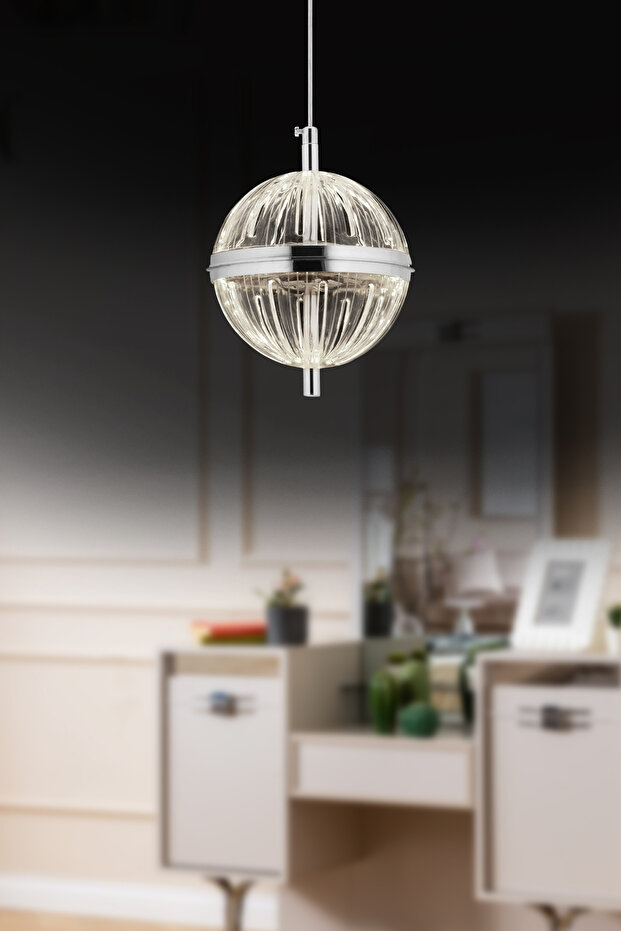 Orbital Tekli Krom Avize - 3