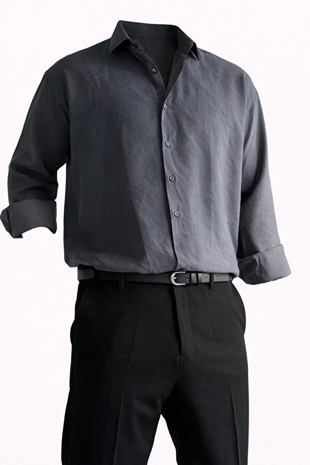 Rahat Kalıp Basic Modal Gömlek - 2