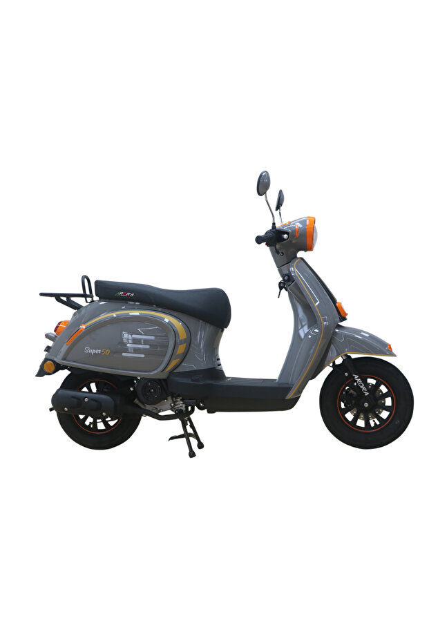 Super 50 cc Scooter Gri - 1