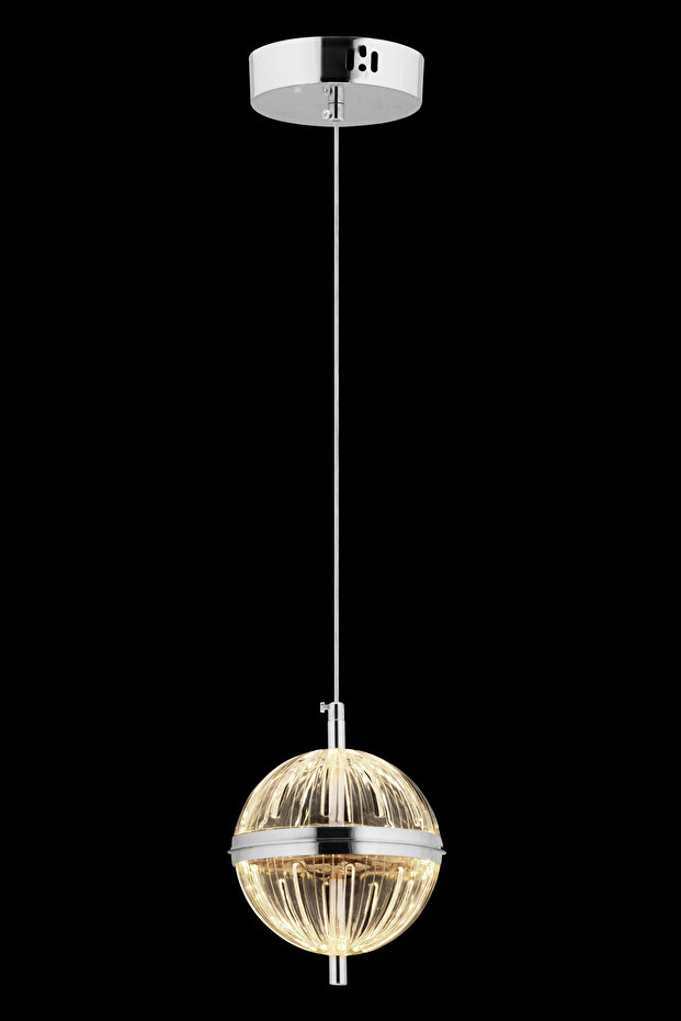 Orbital Tekli Krom Avize - 1