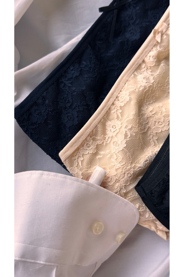 Women's Battal Panties Lace Cotton Women's Underwear Polyamide Blended