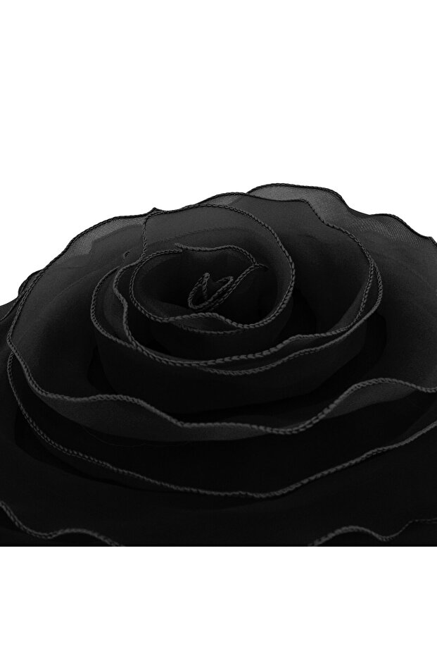 Perna decor ROSE 40cmD negru - 4