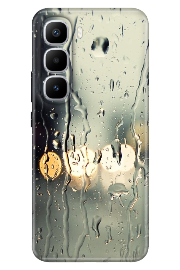 Infinix Hot 60 Pro+ Plus Case Decorative Silicone Printed Cover a Rainy Night